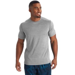 c9 champion men's running tee, ebony heather, m