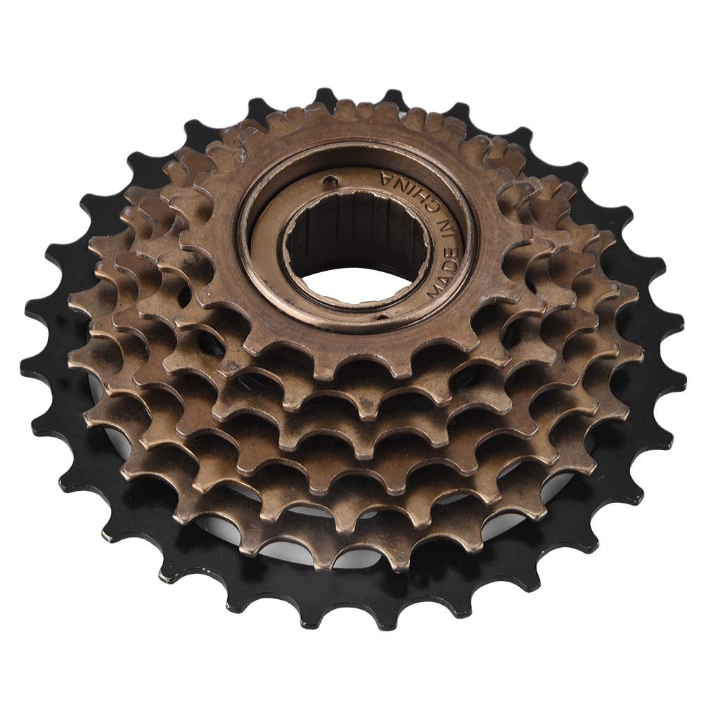 VGEBY1 Bike Freewheel, Bike Cassette Flywheel Sprocket 7 Speed Freewheel for Mountain Bikes Cycling Replacement Accessory