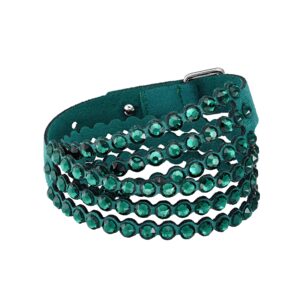 swarovski women's power collection bracelet, green