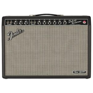 fender tone master deluxe reverb guitar amplifier, black, with 2-year warranty