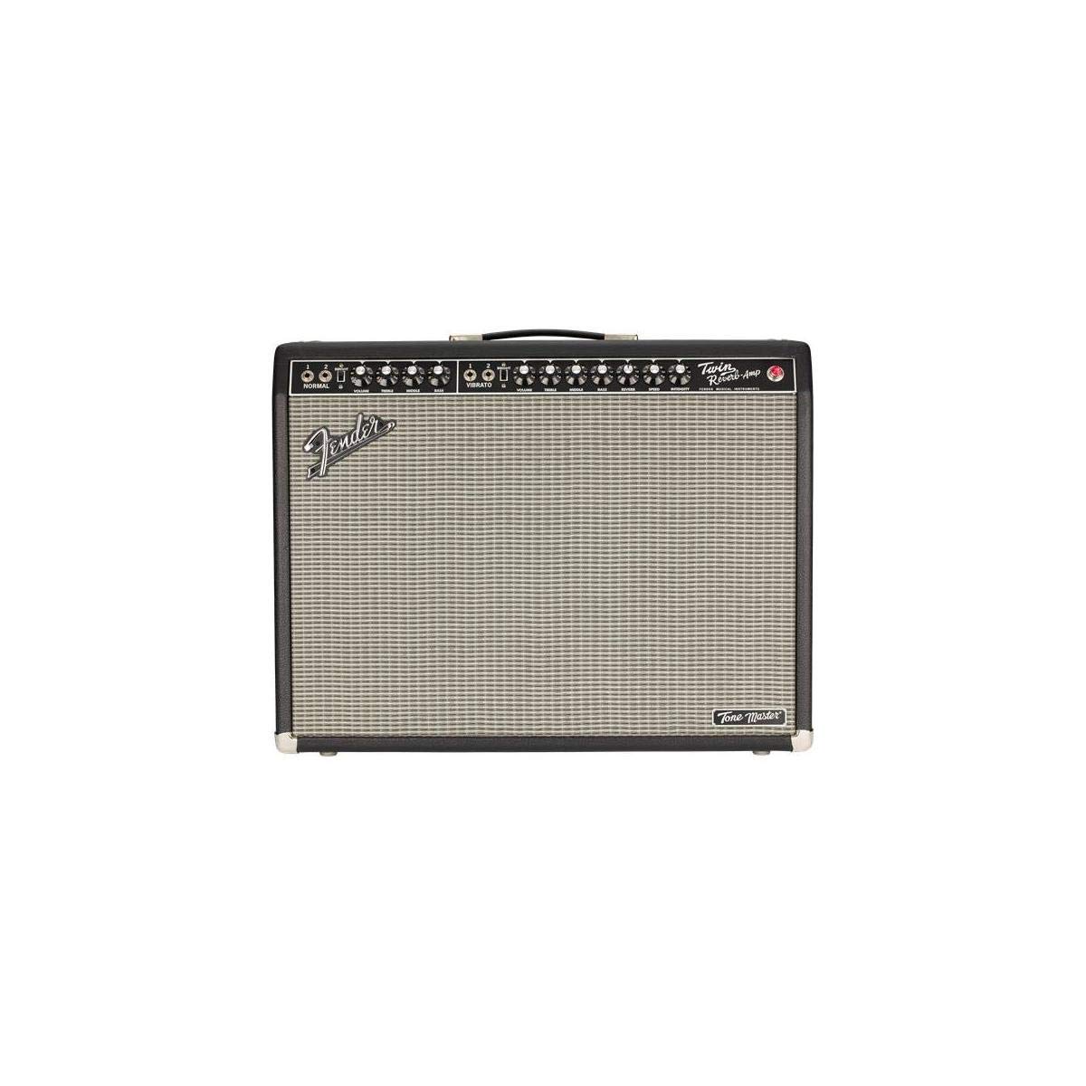 Fender Tone Master Twin Reverb Guitar Amplifier, Black, with 2-Year Warranty