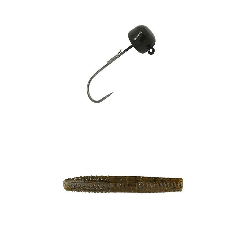 Z-Man Finesse ShroomZ Jigheads Tackle, Green Pumpkin, 1/6 oz Finesse TRD Tackle, Green Pumpkin, 2.75"