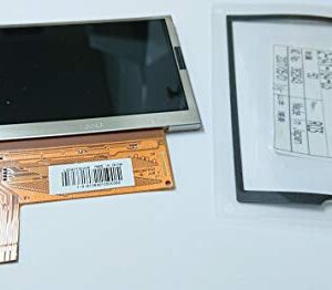 TOTALCONSOLE LCD Screen Replacement for PSP 1000 1001 Series w/Backlight & Cushion Gasket Sony OEM Original, Silver (TC-95222)