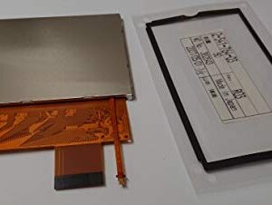 TOTALCONSOLE LCD Screen Replacement for PSP 1000 1001 Series w/Backlight & Cushion Gasket Sony OEM Original, Silver (TC-95222)