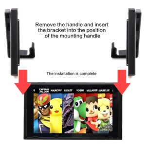 ECHZOVE Stand for Switch, Portable and Adjustable Car Holder and Playstand for Switch