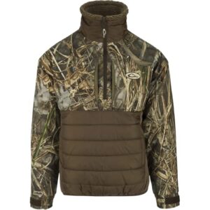 Drake Waterfowl LST Guardian Flex™ Double Down Eqwader™ 1/4 Zip Realtree Timber XLarge