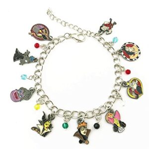 blingsoul horror evil little charm mermaid bracelet - adventure queen cosplay elegant merchandise mermaid jewelry gift for women | [j100055] litle mermad 2