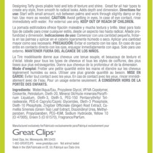 GREAT CLIPS Solutions Designing Taffy 3.4oz | Styling Cream | Pliable Hold with High Shine | Works in Dry or Wet Hair