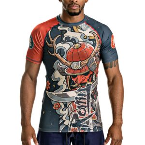 Ronin Brand Oni Bushi Rash Guard (Med) Red