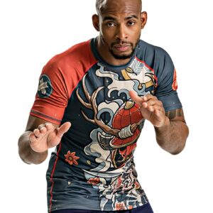 Ronin Brand Oni Bushi Rash Guard (Med) Red