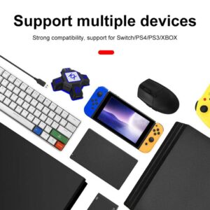 NAMEVER Keyboard Mouse Controller Adapter Converter for PS4 PS3 Xbox One Switch PC - Black