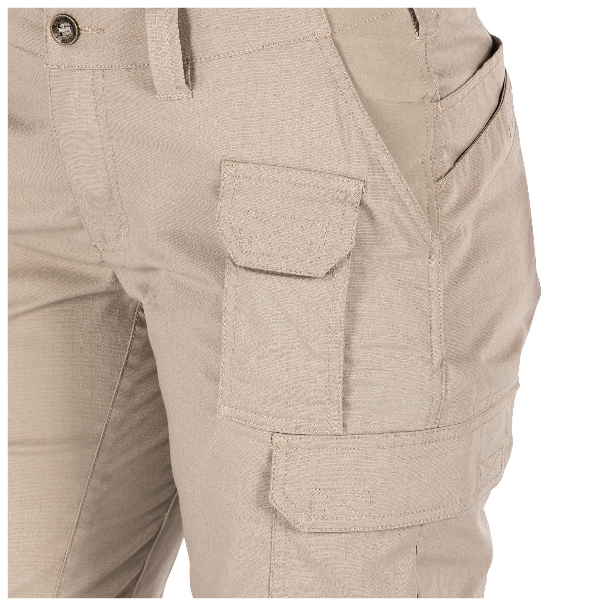 5.11 Tactical Women's ABR Pro Cargo Pant, FlexLite Stretch Ripstop, Comfort Waist, Style 64445, Khaki, 14L