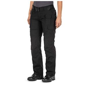 5.11 Tactical Women's ABR Pro Cargo Pant, FlexLite Stretch Ripstop, Comfort Waist, Style 64445, Black, 12R