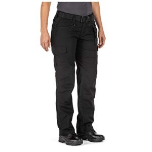 5.11 Tactical Women's ABR Pro Cargo Pant, FlexLite Stretch Ripstop, Comfort Waist, Style 64445, Black, 12R