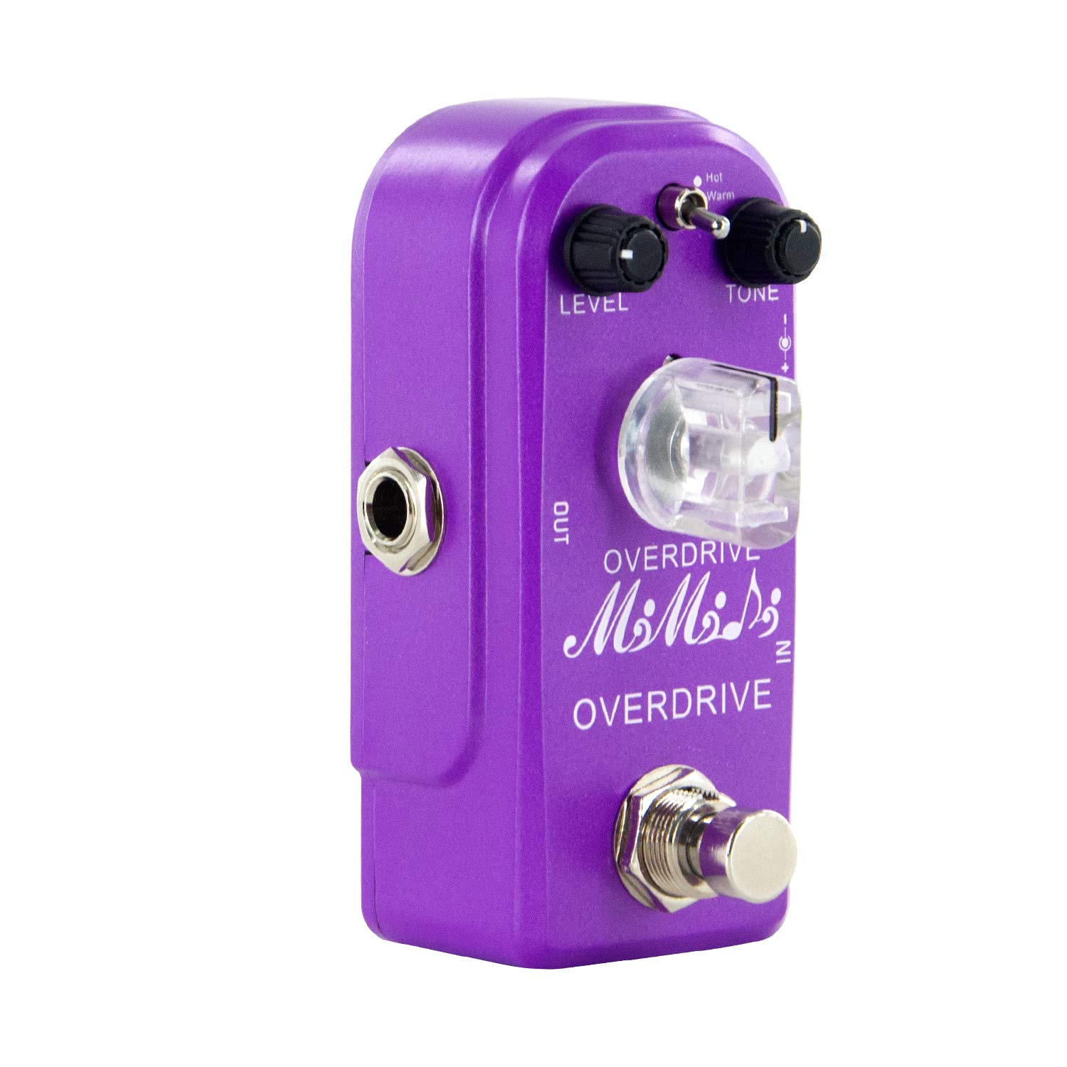 Overdrive Pedal, MIMIDI Mini Overdrive Guitar Pedal Classical Electronic Guitar Effects with True Bypass (315 Overdrive Purple)