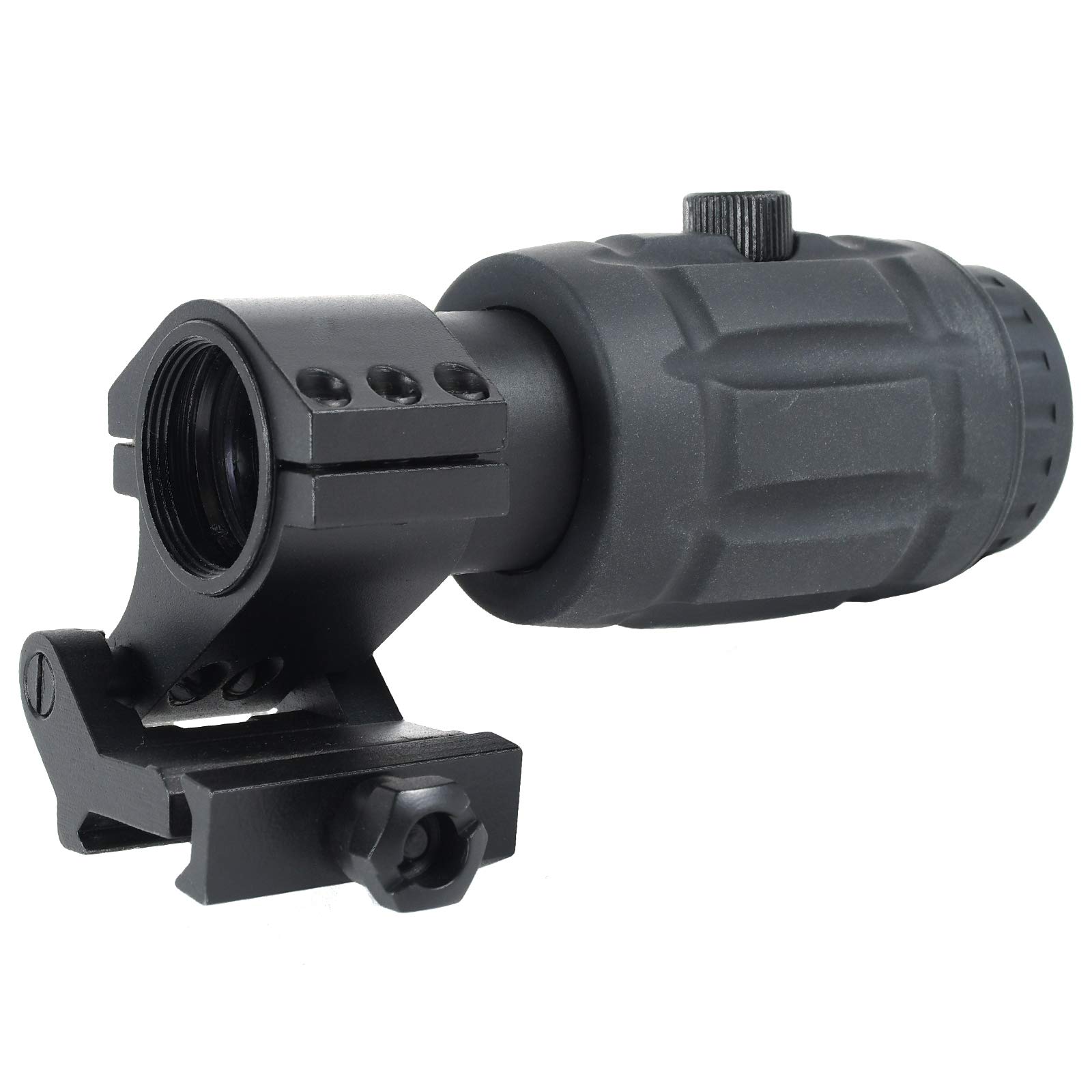 AT3 Magnified Red Dot with Laser Sight Kit - 2 MOA Red Dot with Laser Sight and 3X Magnifier (Red Laser)