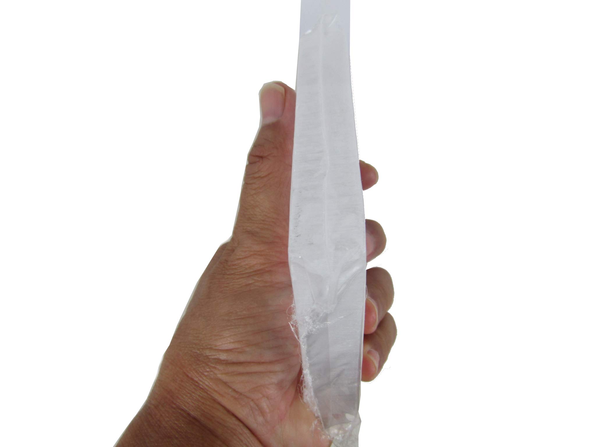 CircuitOffice Flat Polished Selenite Charging Square / Plate / Tile Slab, 3.5-4", Cleanse and Charge Crystals Or Gemstones, for Healing, Metaphysical, Meditation, Wicca, Decoration Or Gift