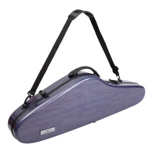 aileen csv-f18 violin hard case 4/4 full size luxury with hygrometer suspension, purple