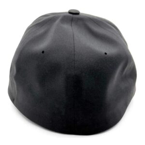 Pull Patch Delta Flexfit Hat | Black Tactical Cap | L/XL | Moisture-Wicking | 2x3 in Loop Surface to Attach Patches