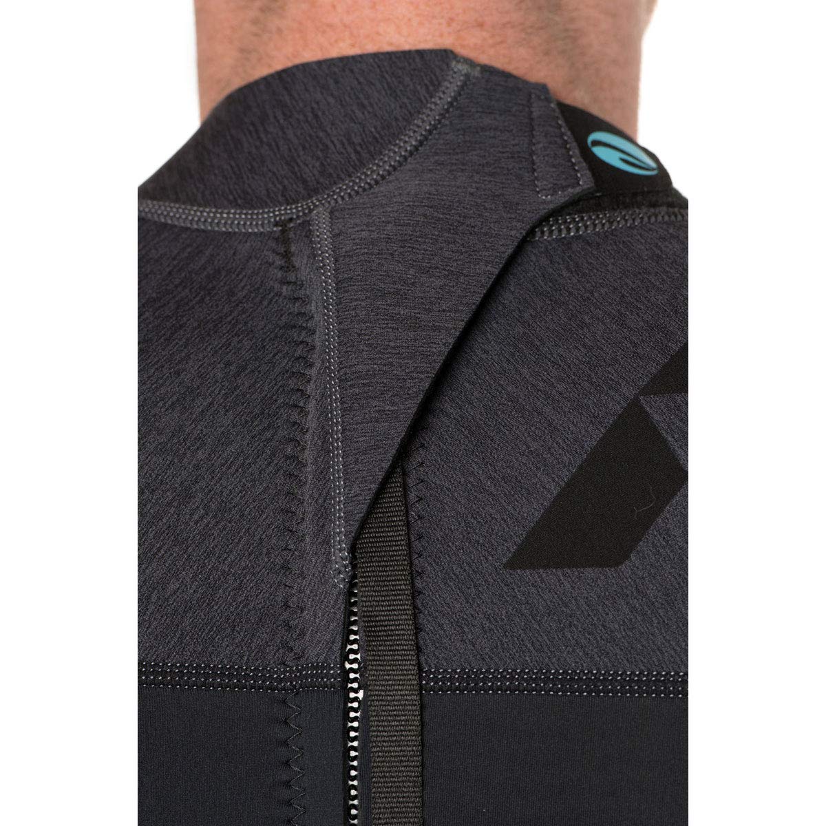 BARE 7MM Revel Men's Full Wetsuit | Combines Comfort and Flexibility | Made from a Blend of Neoprene and Laminate | Designed for All Watersports Including Scuba Diving and Snorkeling | Grey - M