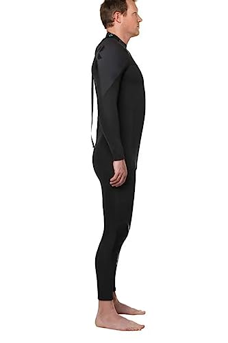 BARE 2MM Revel Men's Shorty Wetsuit | Combines Comfort and Flexibility | Made from a Blend of Neoprene and Laminate | Designed for All Watersports Including Scuba Diving and Snorkeling | Grey - 2XL