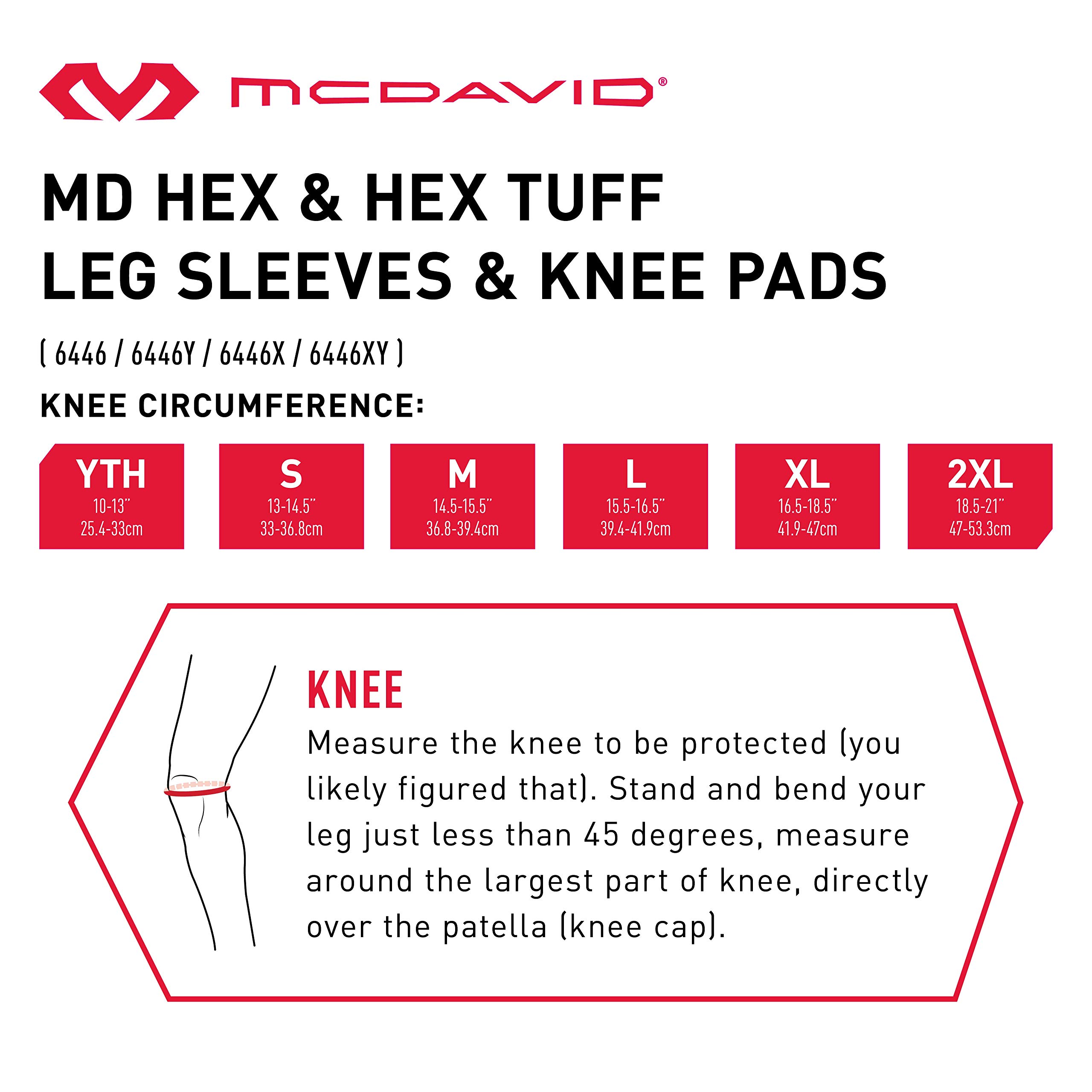 McDavid VES with HEX Padding. Leg Compression Sleeve with Pads (Pair of 2) Graffiti/Black - Medium