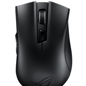 ASUS ROG Strix Carry Ergonomic Optical Gaming Mouse with Dual 2.4 GHz/Bluetooth Wireless Connectivity, 7200-DPI Sensor and ROG-Exclusive Switch Socket Design