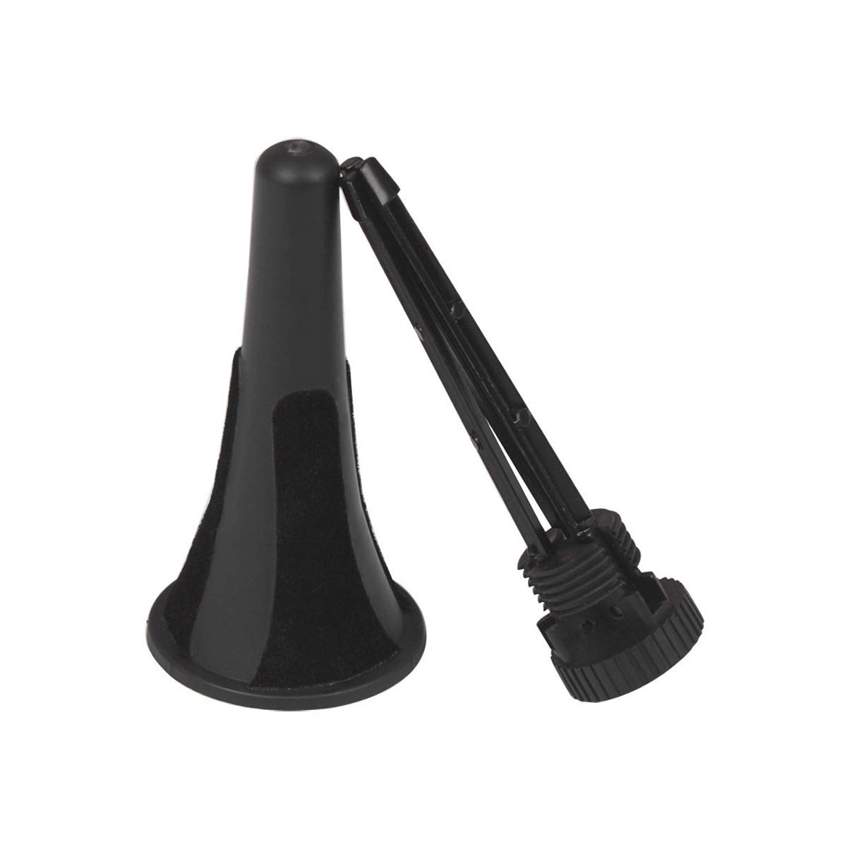 Portable ABS Clarinet Stand Folding Oboe Tripod Stand Holder with Detachable 3-Leg Metal Support Wind Instrument Accessory