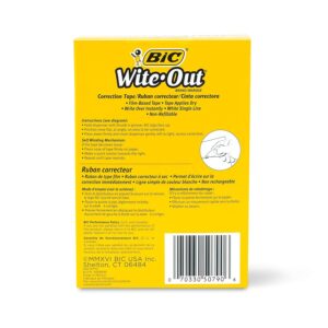 BIC Wite-Out Brand EZ Correct Correction Tape, White, 35 Count Total (35 Count Total)