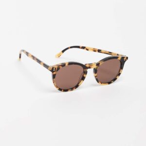 Illesteva Sterling Sunglasses, Tortoise with Brown, One Size