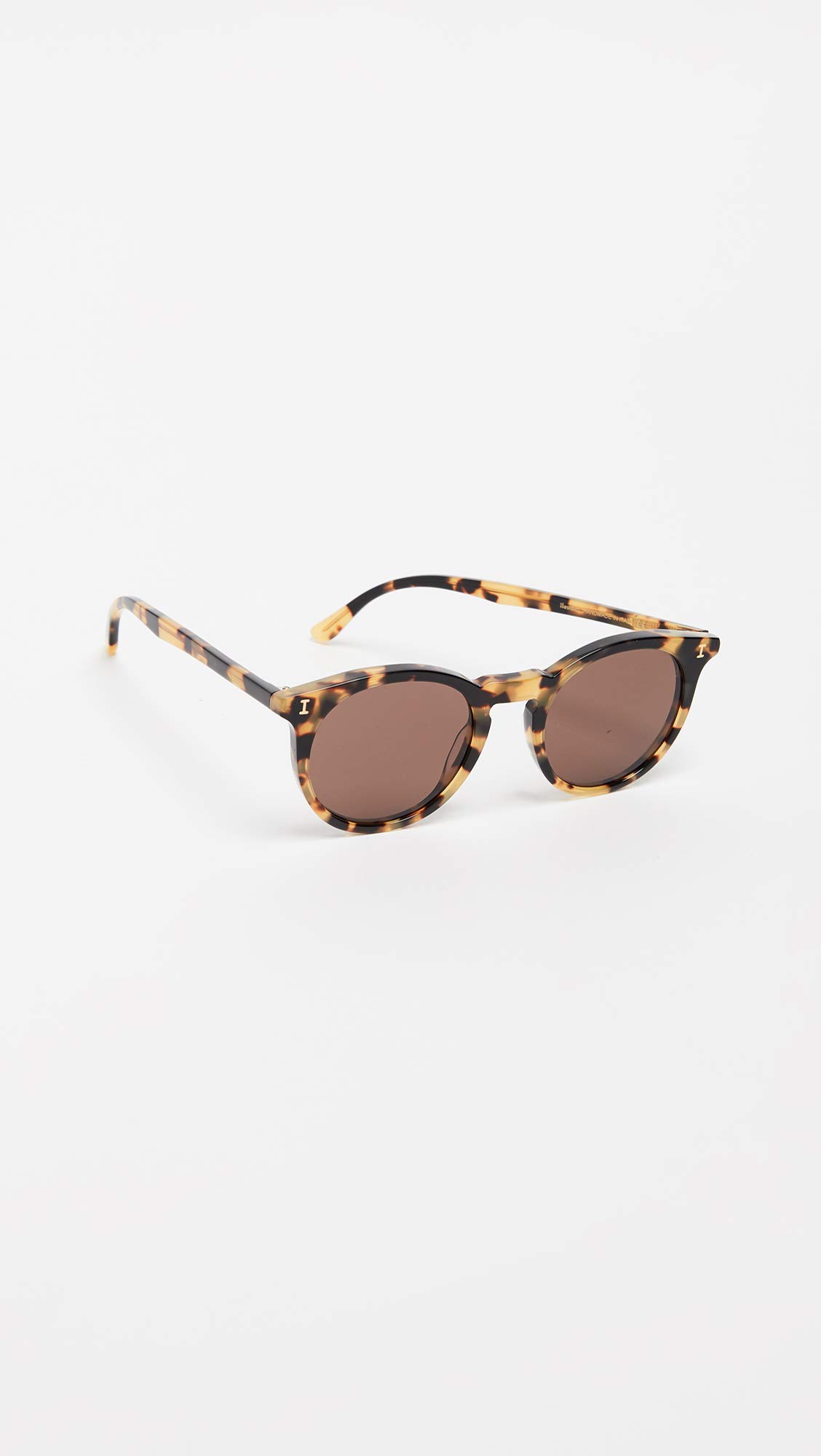 Illesteva Sterling Sunglasses, Tortoise with Brown, One Size