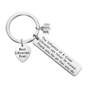 ensianth librarian keychain librarian retirement gift best librarian ever gift librarian appreciation gift (librarian keychain)