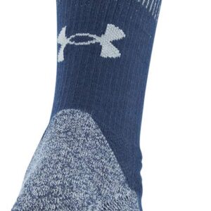 Under Armour Unrivaled 3.0 Crew Socks, 1-pair, Academy Blue, Shoe Size: Mens 12-16