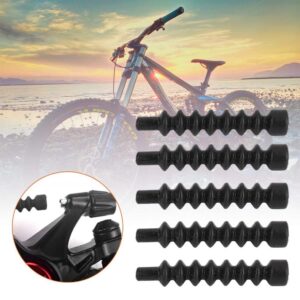 Bike V Brake Boot, 5Pcs Rubber Mountain Bike V Brake Boots Protective Sleeve Cover