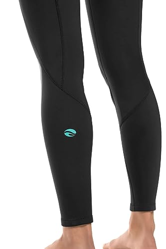 BARE 7MM Women's Elate Full Wetsuit | Comfortable high Stretch Neoprene Material | Long Sleeve | Great for All Watersports, Scuba Diving and Snorkeling | Grey 10