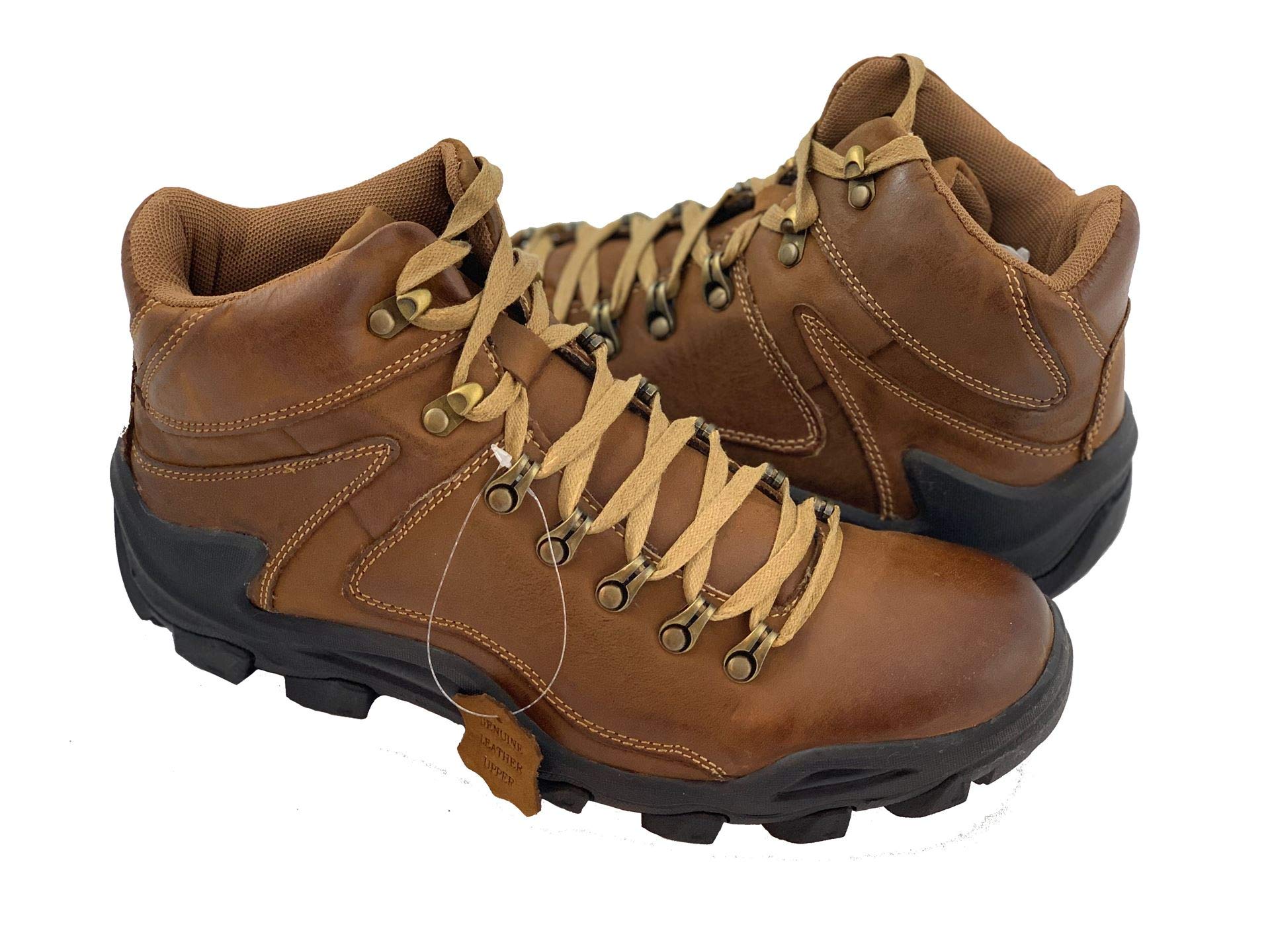 Labo Pro Reactive Men's Water resistant Hiking Boot, Genuine Leather 5120LP-BROWN-10