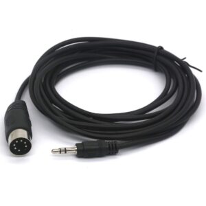 GLHONG 7 Pin Din Cable, Midi Male to 3.5mm 1/8" Male Audio Adapter Cord for Bang & Olufsen B&O, Naim, Quad Stereo Systems (1.5 Meter)