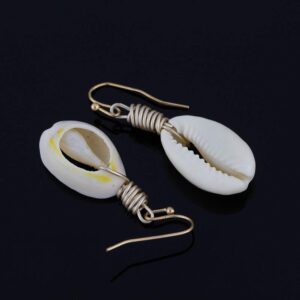 Soul Statement Women's Summer Earrings, Cowrie Shell Dangle Earring Set for Women, Festival Trendy Fashion Accessories