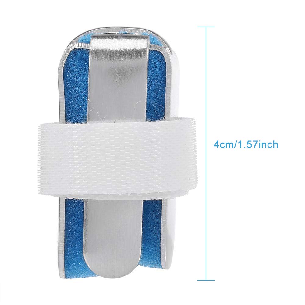 Zyyini Finger Splints, 4-Sided Aluminium Finger Hand Splint Finger Support Brace for Broken Fingers Joint Protection Finger Injury Protector(S)