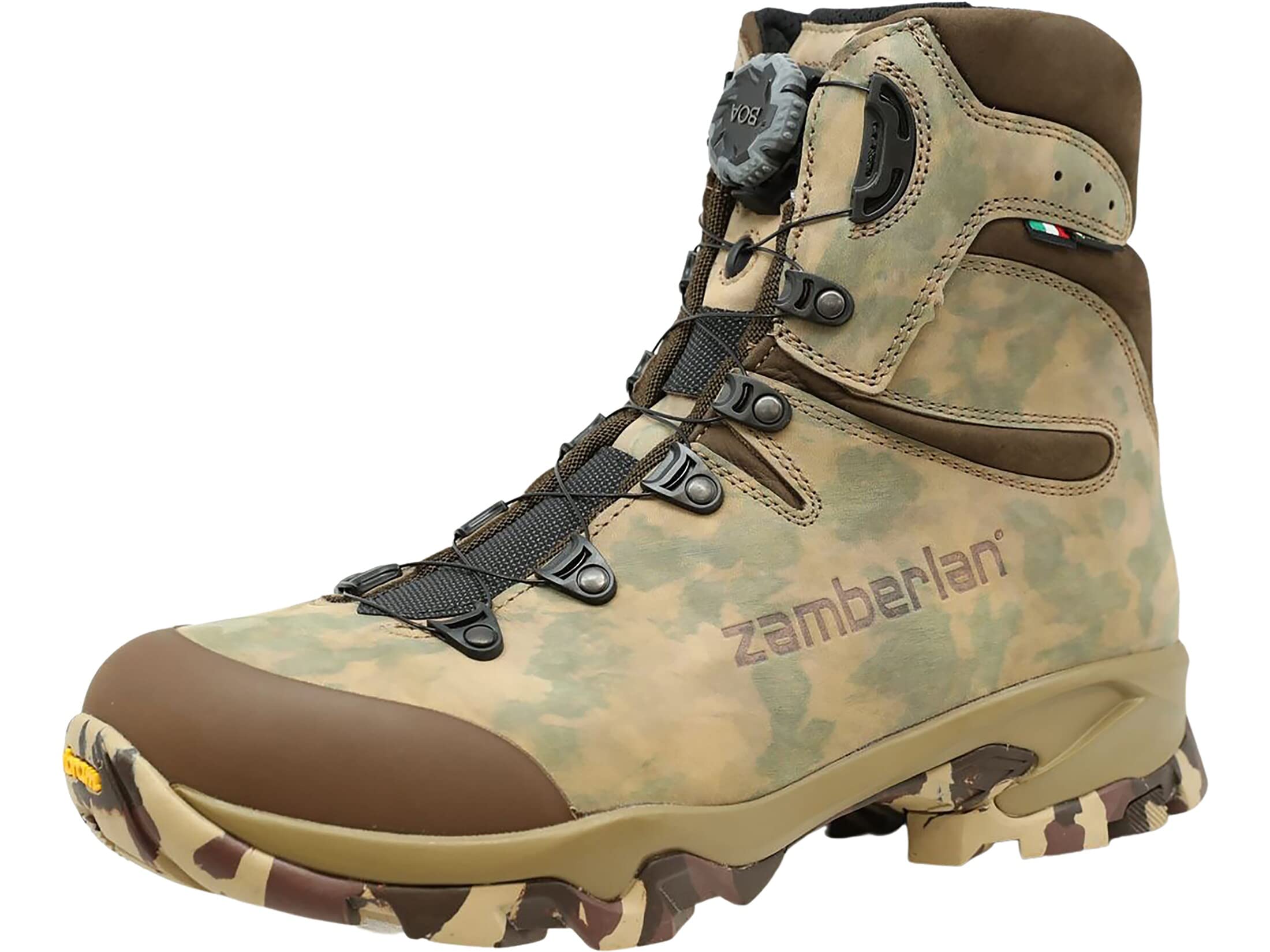 Zamberlan Lynx Mid GTX RR Boa Hiking Shoes - Men's, Camouflage, 8 US, Medium, 4014CMM-42-8