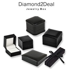 Diamond2Deal 10K Two-Tone White Rhodium Break Apart Te Amo Pendant