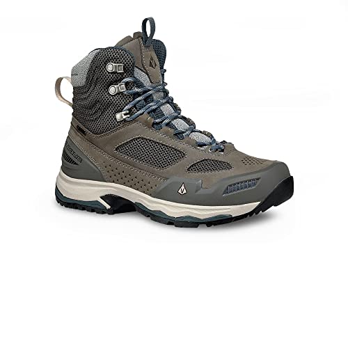 Vasque Women's Breeze at-Mid GTX Goretex Waterproof Hiking Boot, Gargoy/Dark Slate, 11