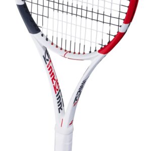 Babolat Pure Strike 18/20 Tennis Racquet Racquet - Strung with 16g White Babolat Syn Gut at Mid-Range Tension (4 3/8" Grip)