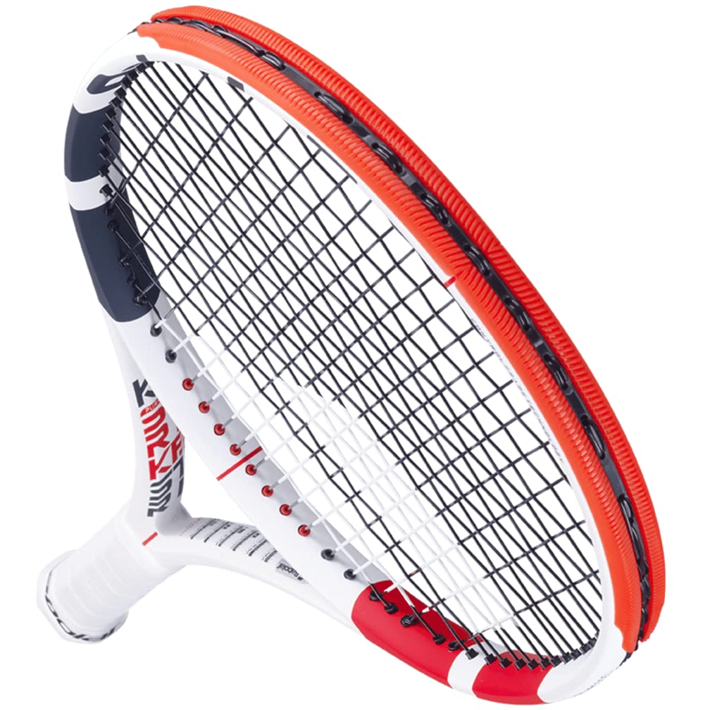 Babolat Pure Strike 18/20 Tennis Racquet Racquet - Strung with 16g White Babolat Syn Gut at Mid-Range Tension (4 3/8" Grip)