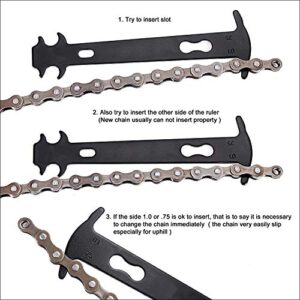 Bike Link Plier + Chain Wear Gauge + 6 Pairs Bicycle Missing Link, Chain Plier Quick Link Plier for 6/7/8/9/10 Speed Chains Repair | Professional Bicycle Chain Tool Kit