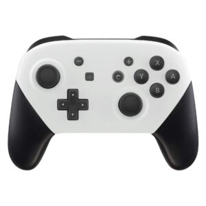 eXtremeRate White Faceplate and Backplate for Nintendo Switch Pro Controller, DIY Replacement Shell Housing Case for Nintendo Switch Pro - Controller NOT Included