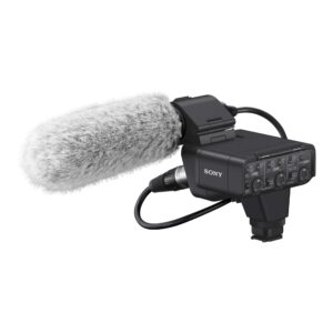 sony digital xlr adaptor kit with microphone - xlr-k3m