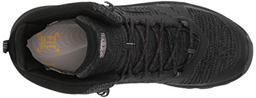 KEEN Womens Terradora 2 Waterproof Mid Height Hiking Boot, Black/Magnet, 8.5 US