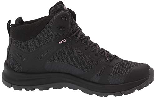 KEEN Womens Terradora 2 Waterproof Mid Height Hiking Boot, Black/Magnet, 8.5 US