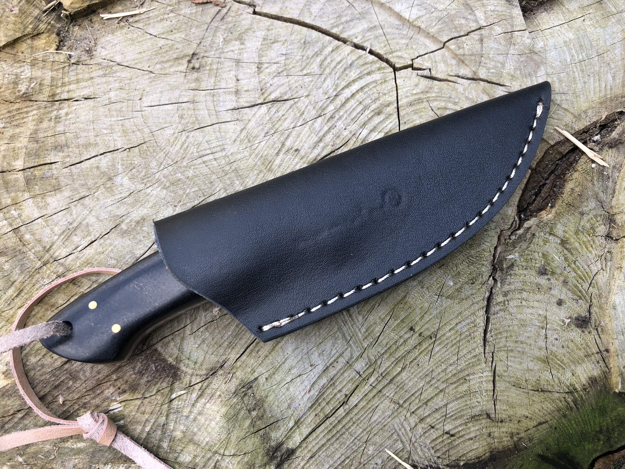 Perkin Damascus Steel Hunting Knife Bushcraft Camping Outdoor- SK1100